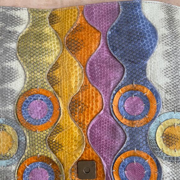 Fendi Pyhon Skin Bubble XXL Baguette - Picture 9 of 11